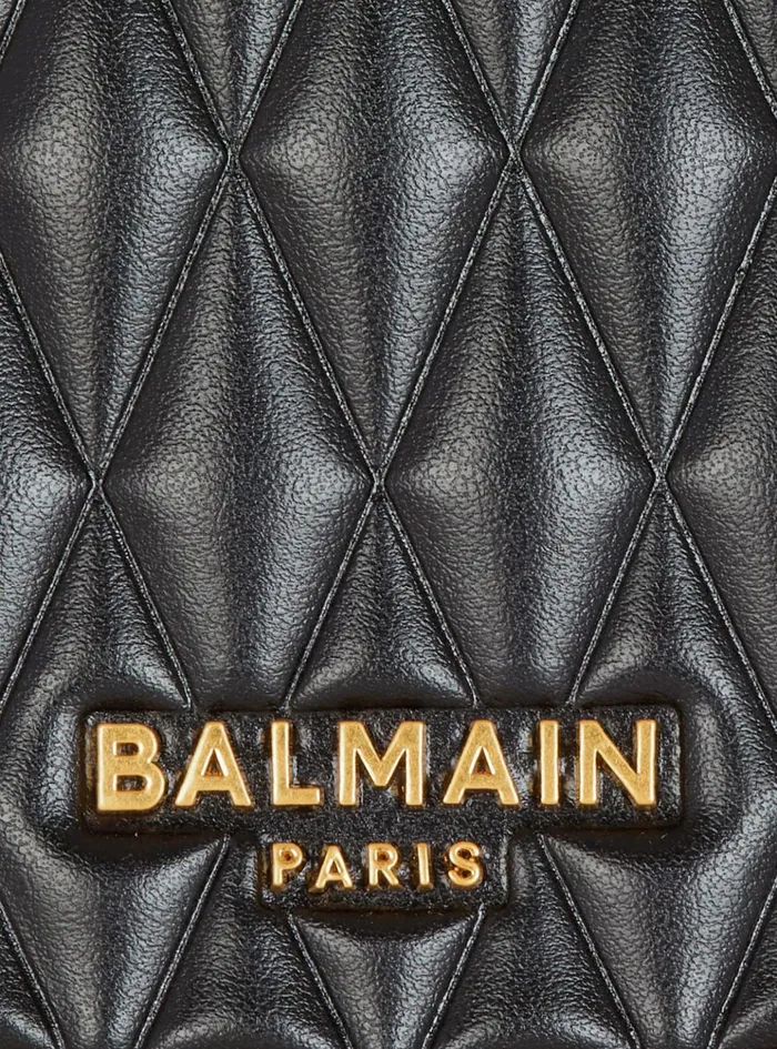 Quilted Small Jolie Madame Bag Black Women Balmain Mini Bags