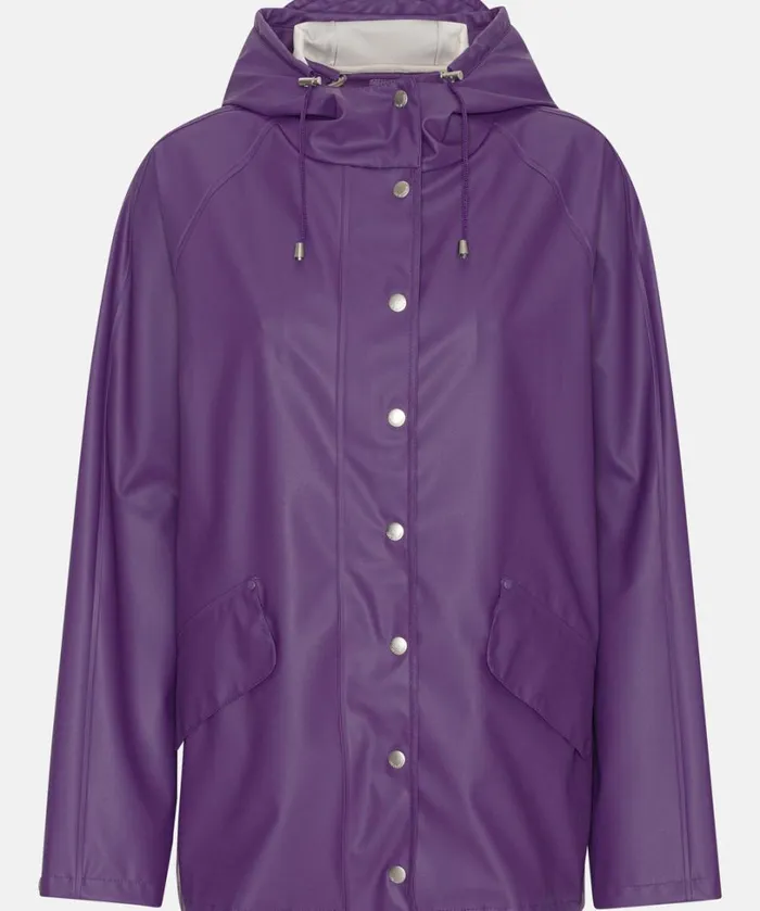 Rain Jacket 8211 Purple Rain Rainwear Ilse Jacobsen Raincoats