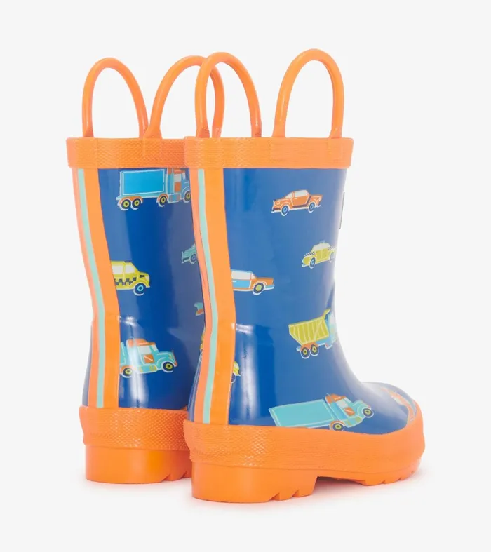 Rainwear Baby and Toddler Hatley Toddler Boys Driving Cars Rain Boots