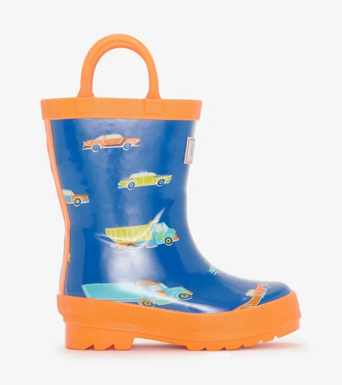 Rainwear Baby and Toddler Hatley Toddler Boys Driving Cars Rain Boots