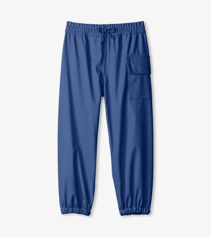 Rainwear GirlsBoys Hatley Classic Navy Rain Pants