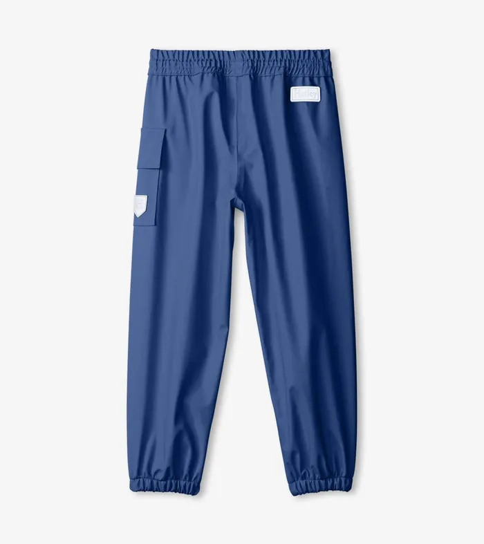 Rainwear GirlsBoys Hatley Classic Navy Rain Pants