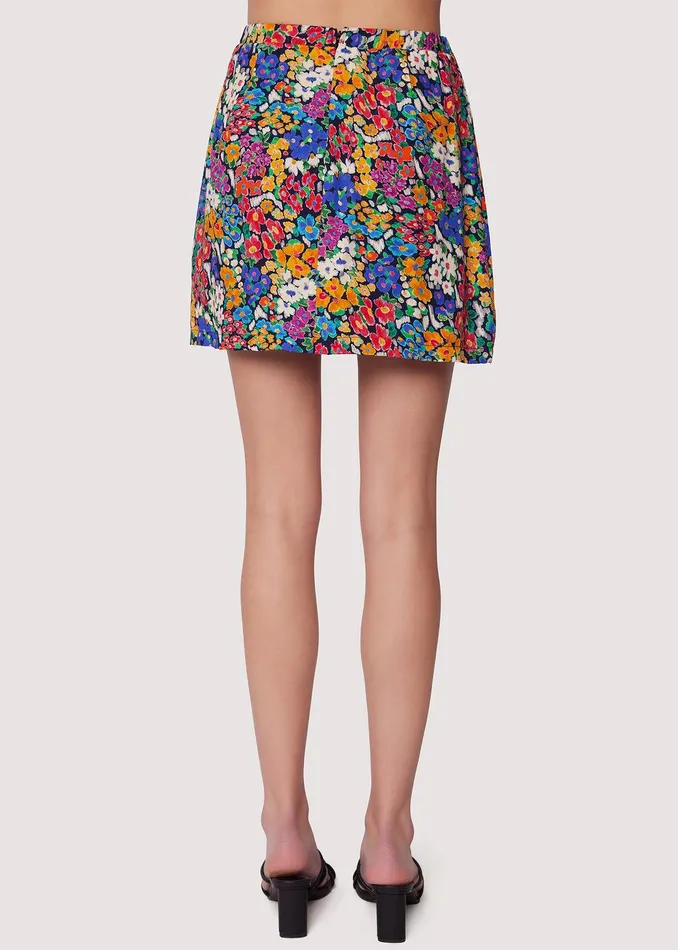 Renoir039s Terrace Mini Skirt Flowermulti Women Lost Wander Skirts