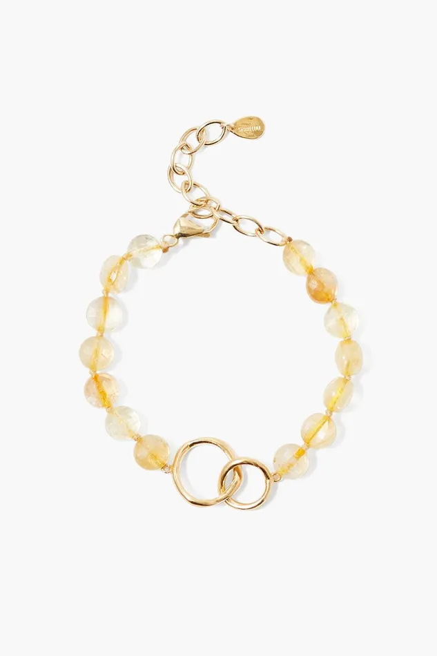 Reunion Link Bracelet Citrine Women Chan Luu Bracelets