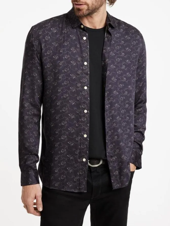 ROSS SHIRT Black Clothing John Varvatos Shirts ROSS SHIRT Black Clothing John Varvatos Shirts