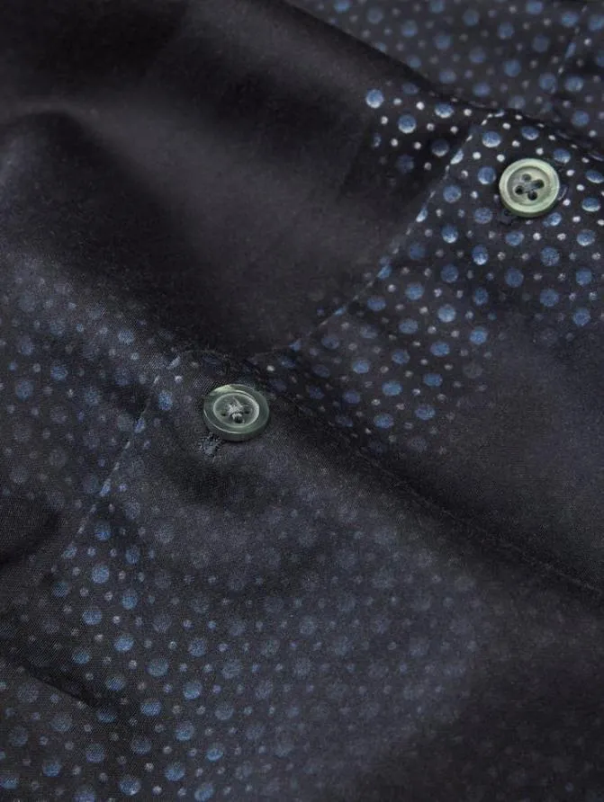ROSS SHIRT Navy Clothing John Varvatos Shirts