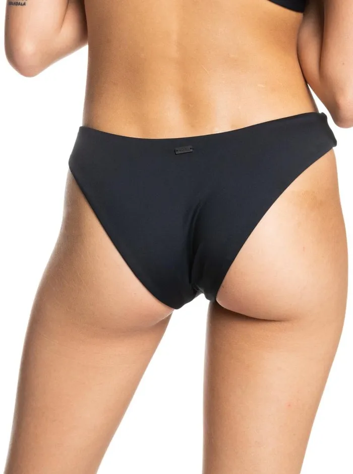 Roxy Bikini Bottoms Beach Classics High Leg Bikini Bottoms Anthracite 8211 Women Roxy Bikini Bottoms Beach Classics High Leg Bikini Bottoms Anthracite 8211 Women