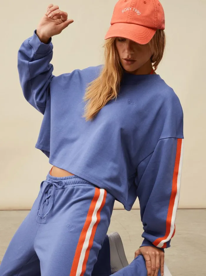 Roxy Fleece and Hoodies Bright Lights Sweatshirt Marlin 8211 Women Roxy Fleece and Hoodies Bright Lights Sweatshirt Marlin 8211 Women