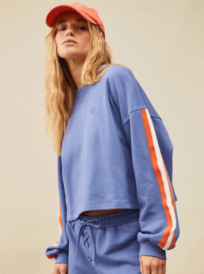 Roxy Fleece and Hoodies Bright Lights Sweatshirt Marlin 8211 Women Roxy Fleece and Hoodies Bright Lights Sweatshirt Marlin 8211 Women