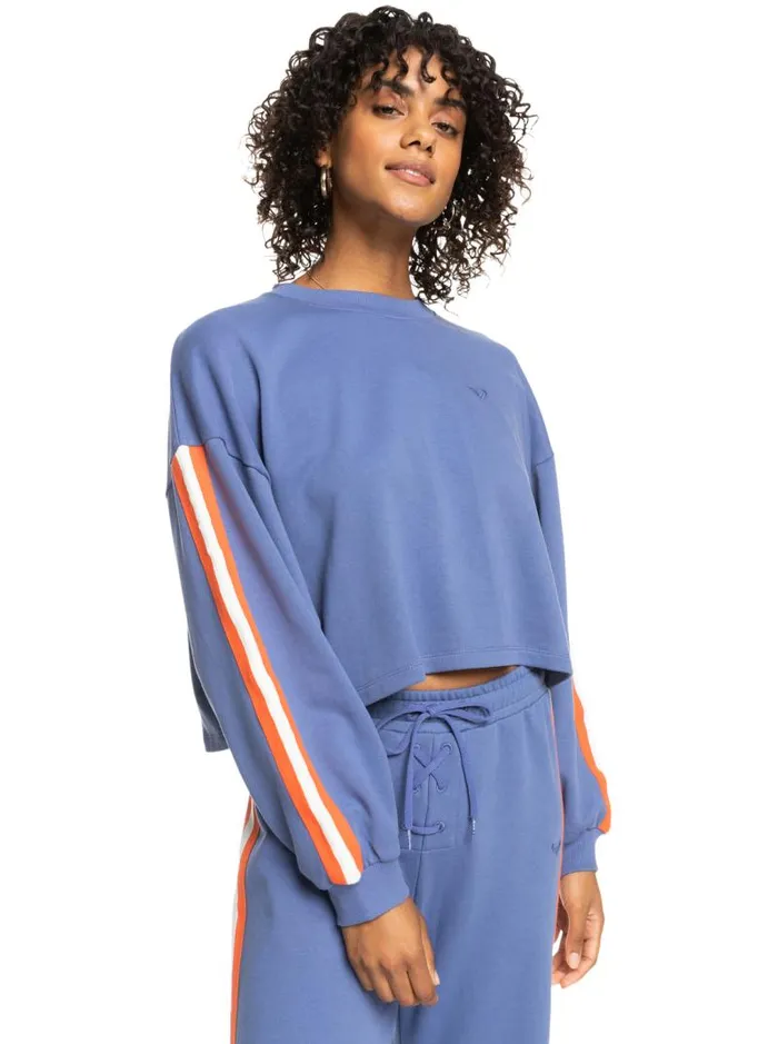 Roxy Fleece and Hoodies Bright Lights Sweatshirt Marlin 8211 Women Roxy Fleece and Hoodies Bright Lights Sweatshirt Marlin 8211 Women