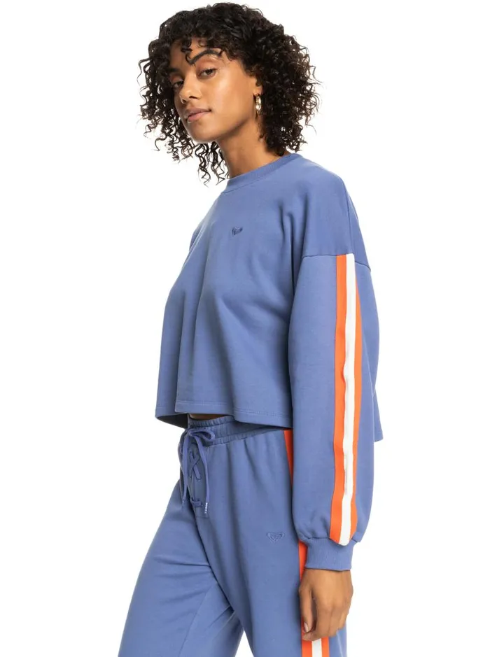 Roxy Fleece and Hoodies Bright Lights Sweatshirt Marlin 8211 Women Roxy Fleece and Hoodies Bright Lights Sweatshirt Marlin 8211 Women