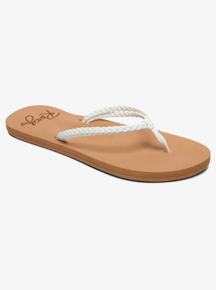 Roxy Flip Flops Costas FlipFlops White 8211 Women