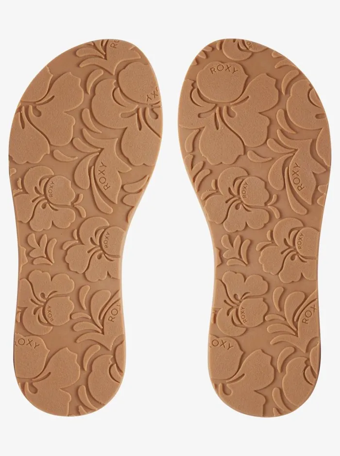 Roxy Flip Flops Porto FlipFlops Natural 8211 Women Roxy Flip Flops Porto FlipFlops Natural 8211 Women