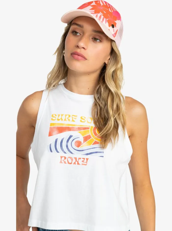 Roxy Hats Beautiful Morning Trucker Hat Pale Dogwood Lhibiscus 8211 Women