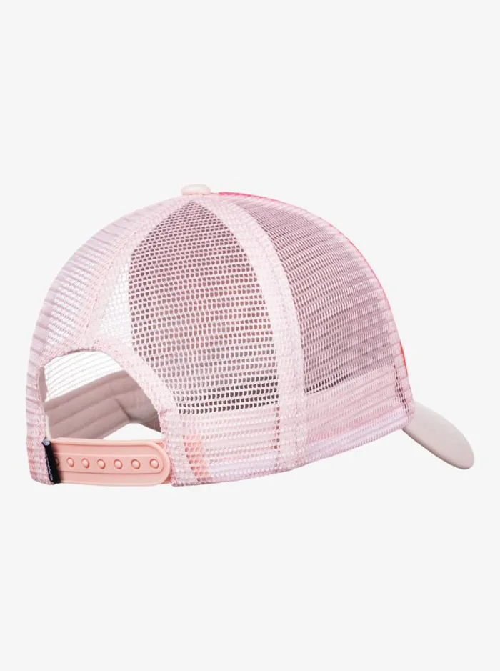 Roxy Hats Beautiful Morning Trucker Hat Pale Dogwood Lhibiscus 8211 Women
