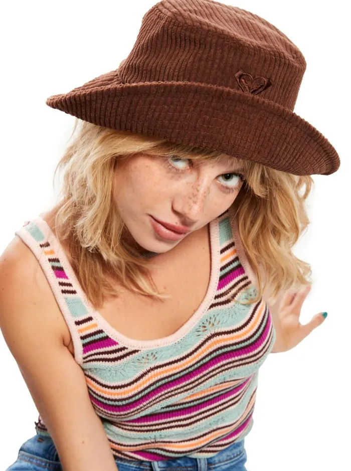 Roxy Hats Day Of Spring Bucket Hat Bitter Chocolate 8211 Women