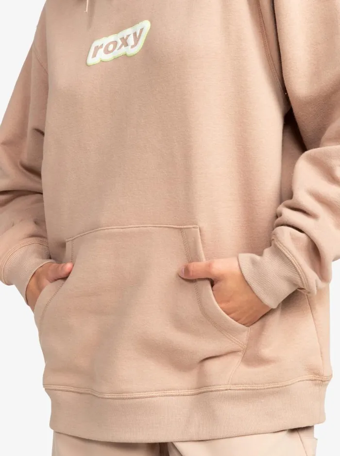 Roxy Jackets Kelia Oversized Hoodie Warm Taupe 8211 Women Roxy Jackets Kelia Oversized Hoodie Warm Taupe 8211 Women