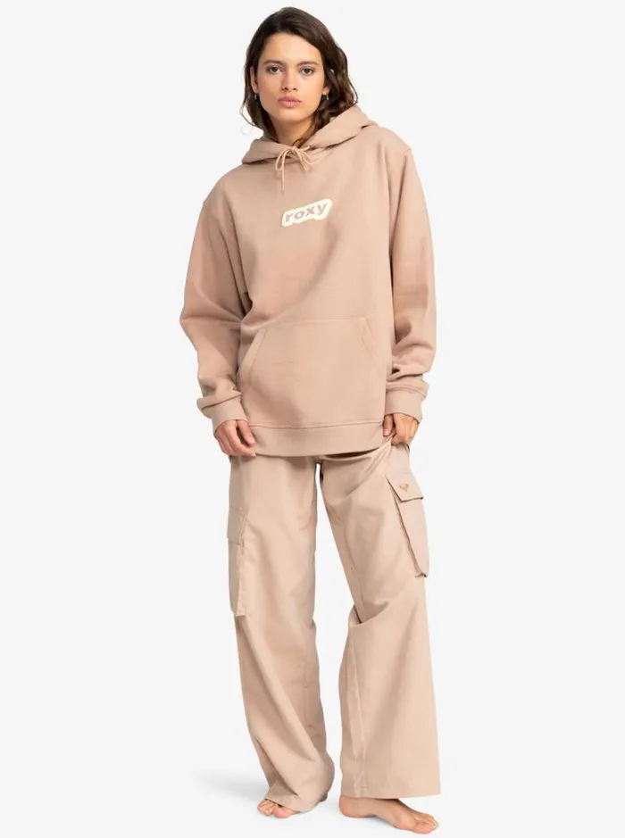 Roxy Jackets Kelia Oversized Hoodie Warm Taupe 8211 Women Roxy Jackets Kelia Oversized Hoodie Warm Taupe 8211 Women