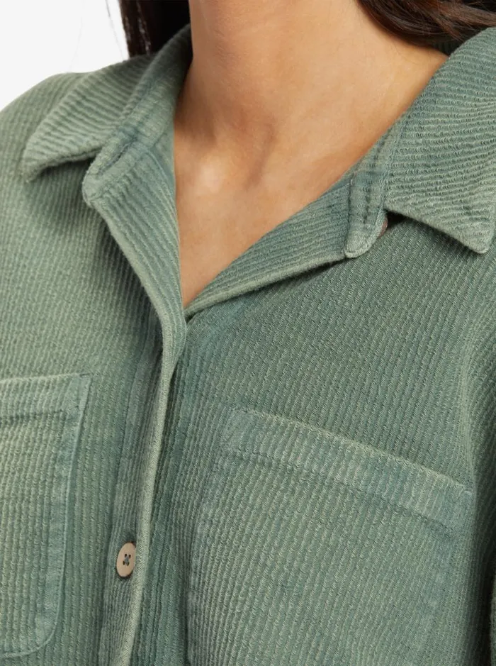 Roxy Jackets Off Duty Knit Shacket Overshirt Agave Green 8211 Women Roxy Jackets Off Duty Knit Shacket Overshirt Agave Green 8211 Women