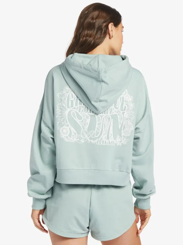Roxy Jackets Onshore Hoodie Blue Surf 8211 Women