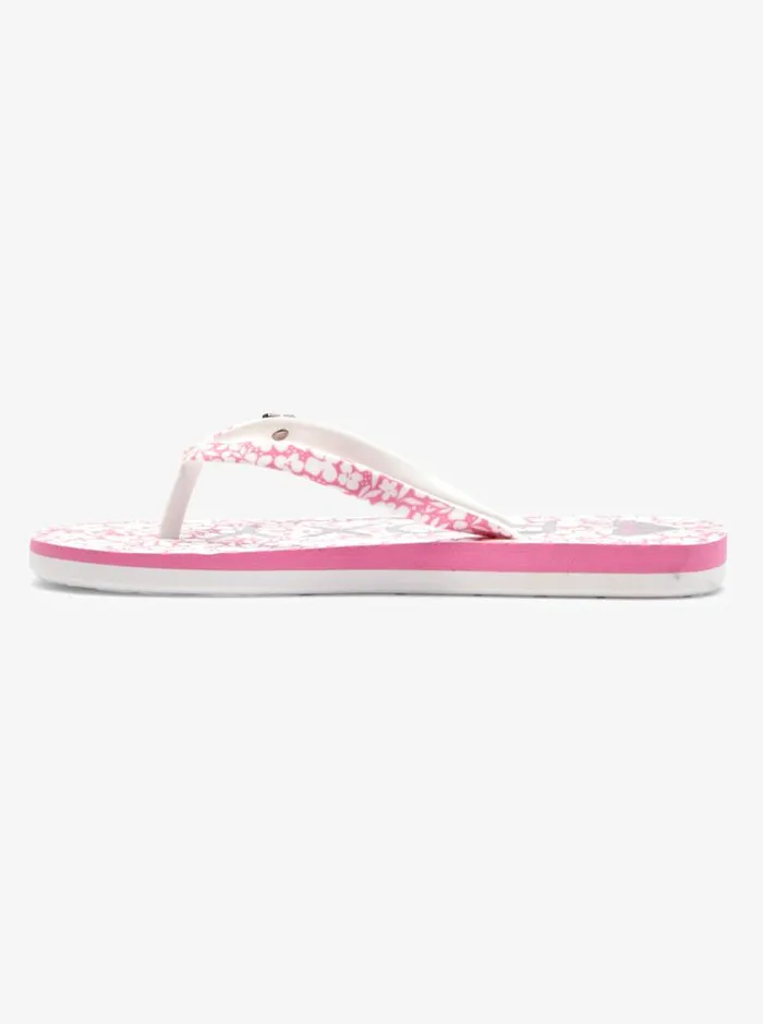 Roxy Shoes and Sandals Girl039s 416 Pebbles Sandals Whitecrazy Pink 8211 Kids Roxy Shoes and Sandals Girl039s 416 Pebbles Sandals Whitecrazy Pink 8211 Kids