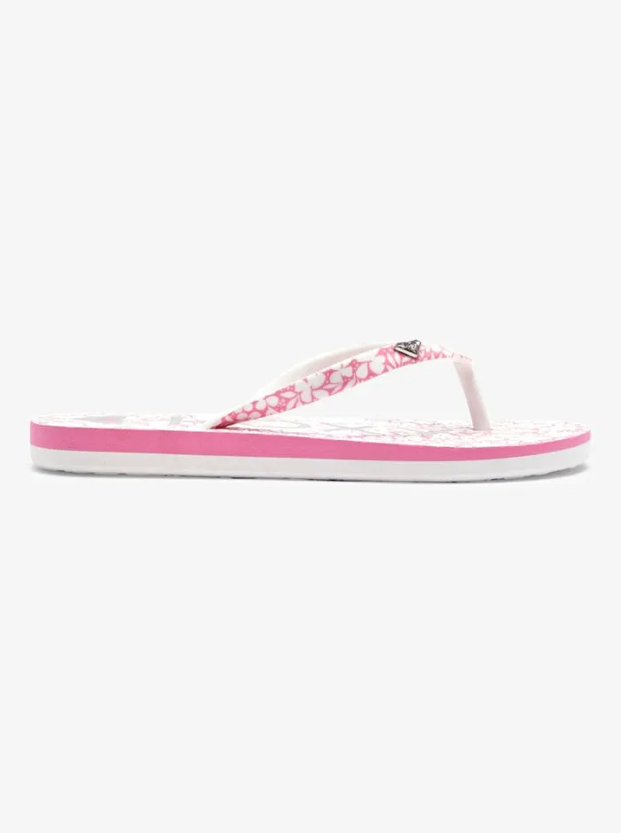 Roxy Shoes and Sandals Girl039s 416 Pebbles Sandals Whitecrazy Pink 8211 Kids Roxy Shoes and Sandals Girl039s 416 Pebbles Sandals Whitecrazy Pink 8211 Kids