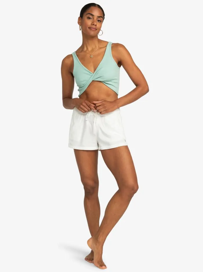Roxy Shorts New Impossible Love Elasticized Shorts Snow White 8211 Women Roxy Shorts New Impossible Love Elasticized Shorts Snow White 8211 Women
