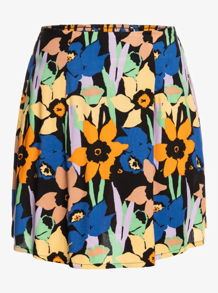 Roxy Skirts Golden Poppy Mini Flowy Skirt Anthracite Flower Jammin 8211 Women Roxy Skirts Golden Poppy Mini Flowy Skirt Anthracite Flower Jammin 8211 Women