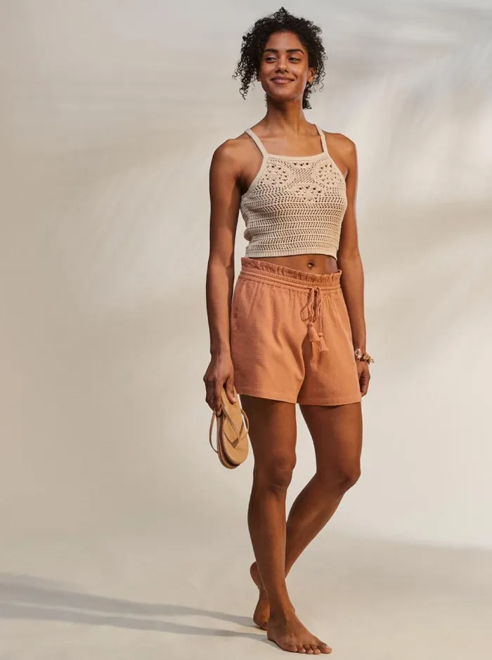 Roxy Sweaters Malibu Crush Knitted Halter Top Tapioca 8211 Women