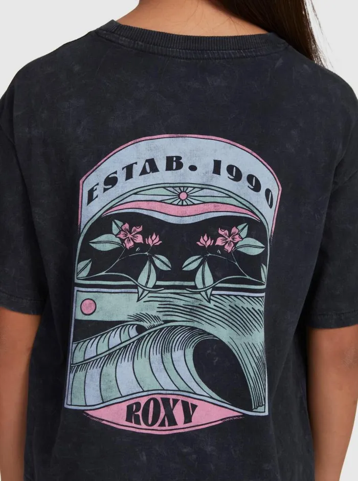 Roxy Tees and Tanks Girl039s 416 Sun For All Seasons A TShirt Anthracite 8211 Kids