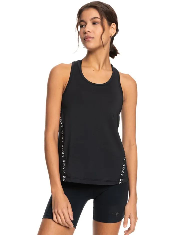Roxy Tops Bold Moves Technical Tank Top Anthracite 8211 Women