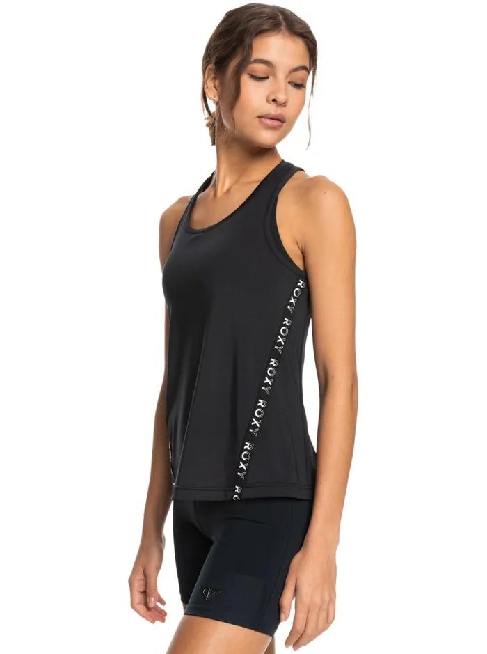 Roxy Tops Bold Moves Technical Tank Top Anthracite 8211 Women