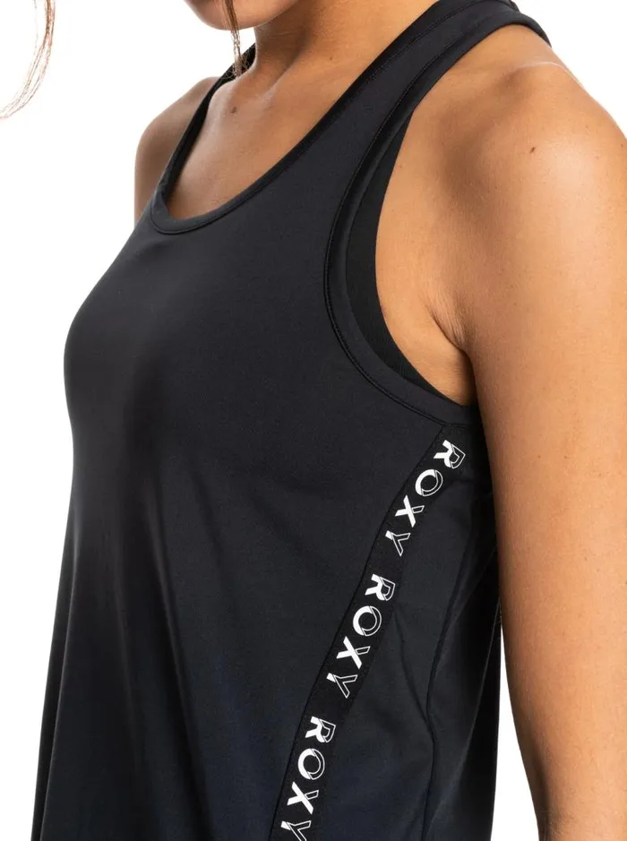 Roxy Tops Bold Moves Technical Tank Top Anthracite 8211 Women