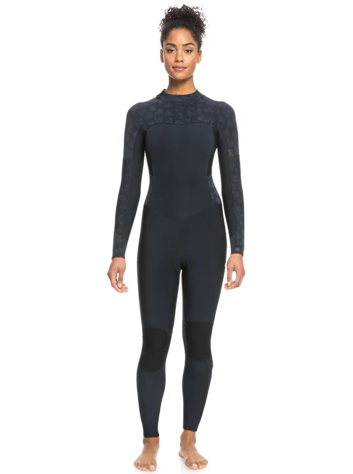 Roxy Wetsuits 43mm Swell Series Back Zip Wetsuit Black 8211 Women