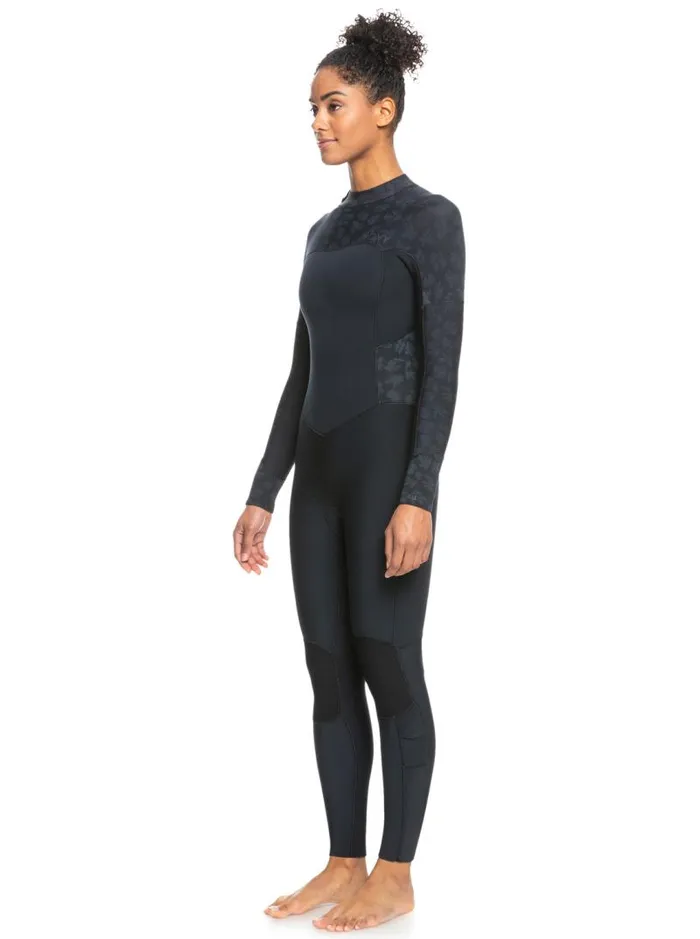 Roxy Wetsuits 43mm Swell Series Back Zip Wetsuit Black 8211 Women Roxy Wetsuits 43mm Swell Series Back Zip Wetsuit Black 8211 Women