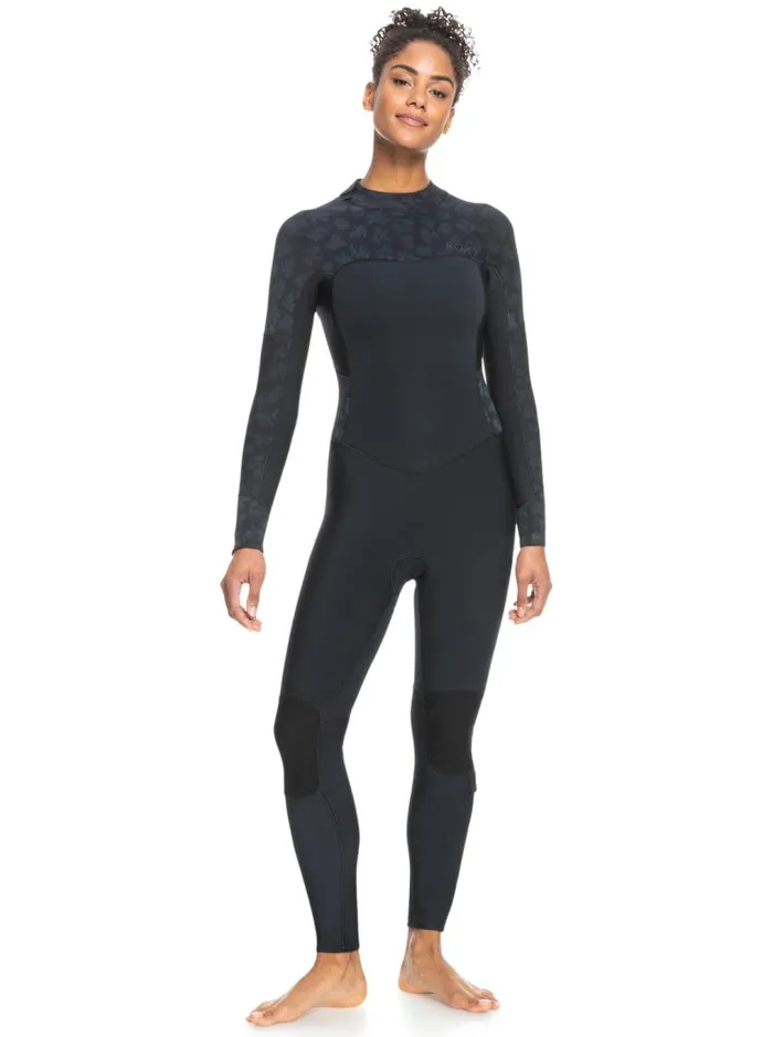 Roxy Wetsuits 43mm Swell Series Back Zip Wetsuit Black 8211 Women Roxy Wetsuits 43mm Swell Series Back Zip Wetsuit Black 8211 Women