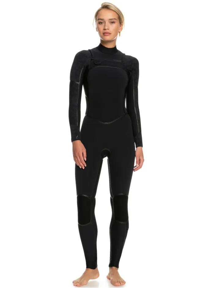 Roxy Wetsuits 43mm Swell Series Chest Zip Wetsuit Black 8211 Women Roxy Wetsuits 43mm Swell Series Chest Zip Wetsuit Black 8211 Women
