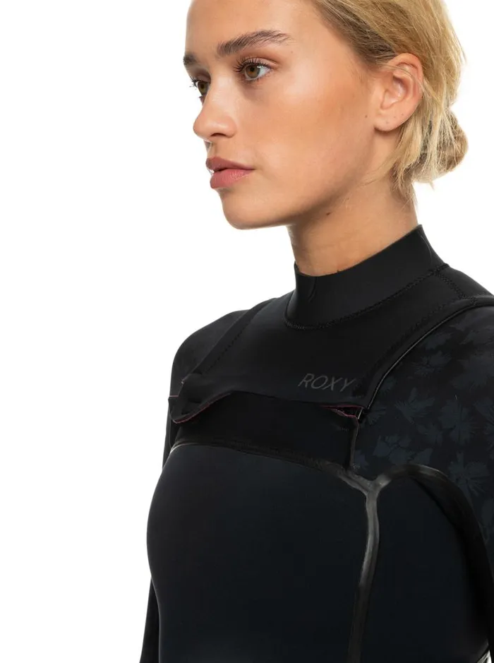 Roxy Wetsuits 43mm Swell Series Chest Zip Wetsuit Black 8211 Women Roxy Wetsuits 43mm Swell Series Chest Zip Wetsuit Black 8211 Women