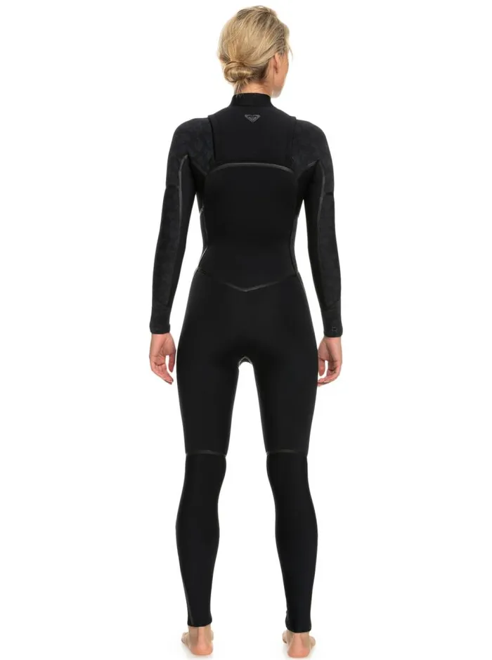 Roxy Wetsuits 43mm Swell Series Chest Zip Wetsuit Black 8211 Women Roxy Wetsuits 43mm Swell Series Chest Zip Wetsuit Black 8211 Women