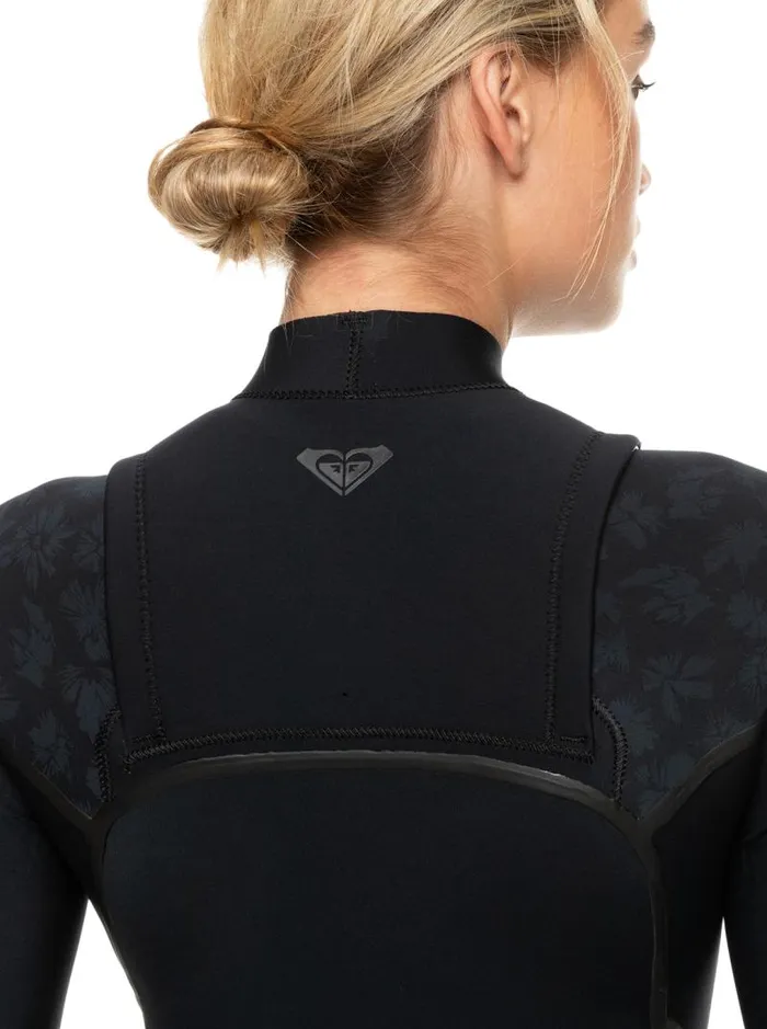 Roxy Wetsuits 43mm Swell Series Chest Zip Wetsuit Black 8211 Women Roxy Wetsuits 43mm Swell Series Chest Zip Wetsuit Black 8211 Women