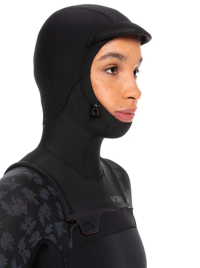 Roxy Wetsuits 543mm Swell Series Hooded Chest Zip Wetsuit Black 8211 Women