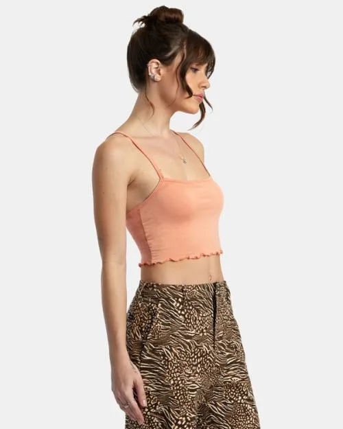 Rvca All That Tank Top Lilikoi Women Tops