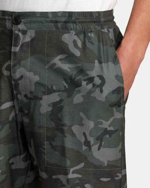 Rvca All Time Hemp Hybrid 19034 Shorts Camo Men Shorts and Hybrids