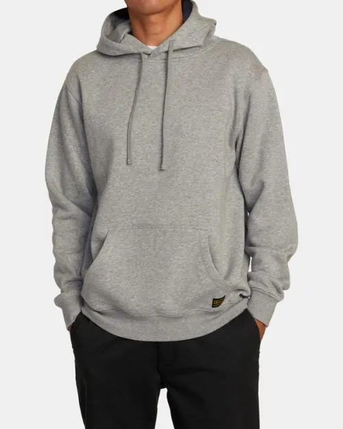 Rvca Americana Hoodie Athletic Heather Men Hoodies and Sweatshirts