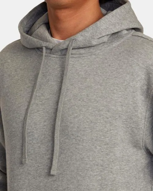 Rvca Americana Hoodie Athletic Heather Men Hoodies and Sweatshirts