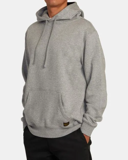 Rvca Americana Hoodie Athletic Heather Men Hoodies and Sweatshirts