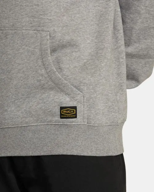 Rvca Americana Hoodie Athletic Heather Men Hoodies and Sweatshirts
