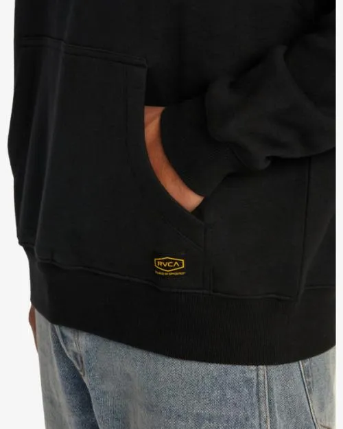Rvca Americana Hoodie Rvca Black Men Hoodies and Sweatshirts