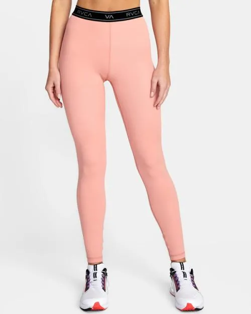 Rvca Base Workout Leggings Rose SportWomen Pants
