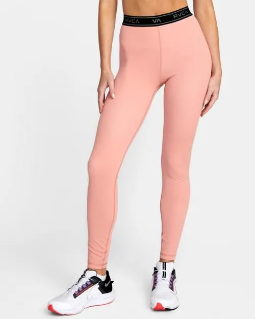 Rvca Base Workout Leggings Rose SportWomen Pants